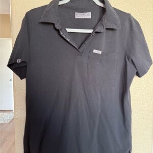 Figs Charcoal Polo Shirt